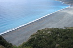 Černé pláže v Nonze na Cap Corse