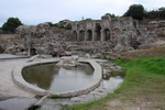 Římské lázně ve městečku Fordongianus