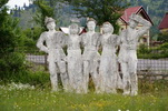 Rumunsko - Podul Dambovitei - Betonové sochy