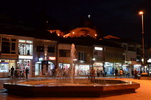 Makedonie - Ohrid - Večerní ulice jsou pro nás velikým překvapením
