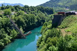 Bosna a Hercegovina - Jablanica, tam kde most byl a už není...