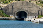 Albánie - Porto Palermo, ponorková základna