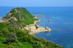 Albánie - Cape of Rodon, stačí se otočit a hrad se ukáže v celé kráse