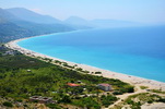 Albánie - Rruga pláž u Qazim Pali