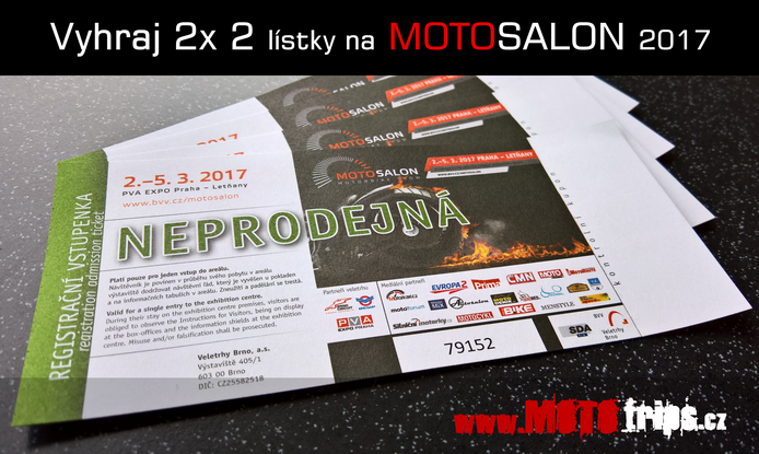 Soutěž o lístky na Veletrh motocyklů Praha